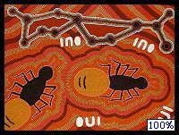 Fourmis à miel
Art aborigène
