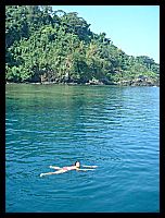 Plaisir de la baignade 
à Dive'Bay  pour Caroline